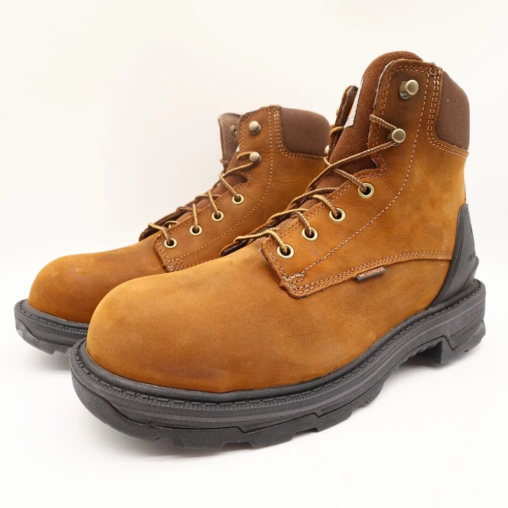 Carhartt Ironwood Work Boots Mens 10 M Leather Alloy Toe Waterproof Modern NWT